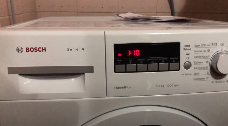 Bosch Washing Machine Error Codes Sanitisation Singapore