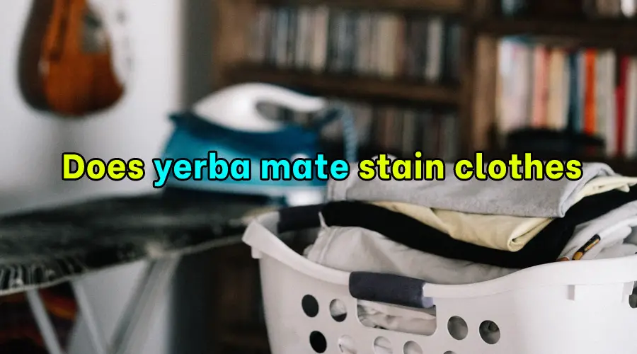 Does yerba mate stain clothes